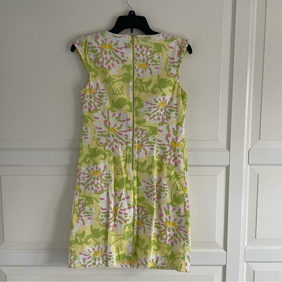 Lilly Pulitzer Jubilee Shift Dress Cap Sleeve Embroidered 30518 - Picture 2 of 7